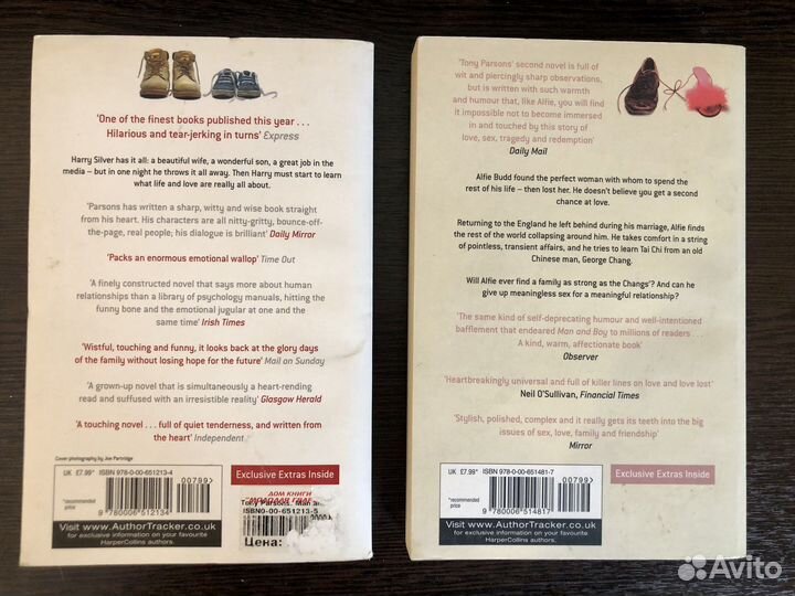 Книги на английском Tony Parsons