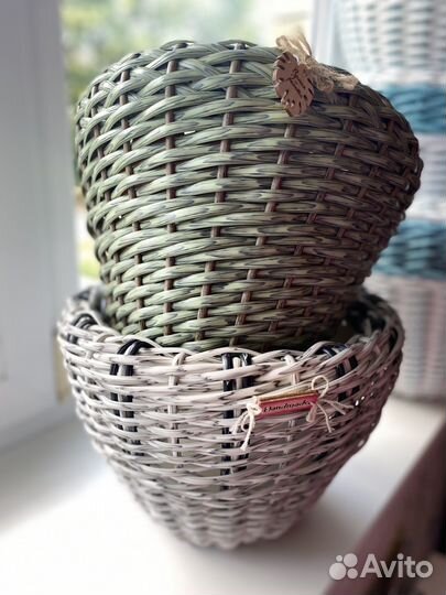 Корзинки плетенные, кашпо