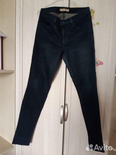 Джинсы, темно- cиние, б/у, р. 29, т.е.46, jbrand