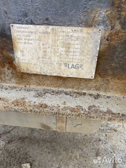 Полуприцеп контейнеровоз LAG Контейнеровоз 20-30 фут, 2002