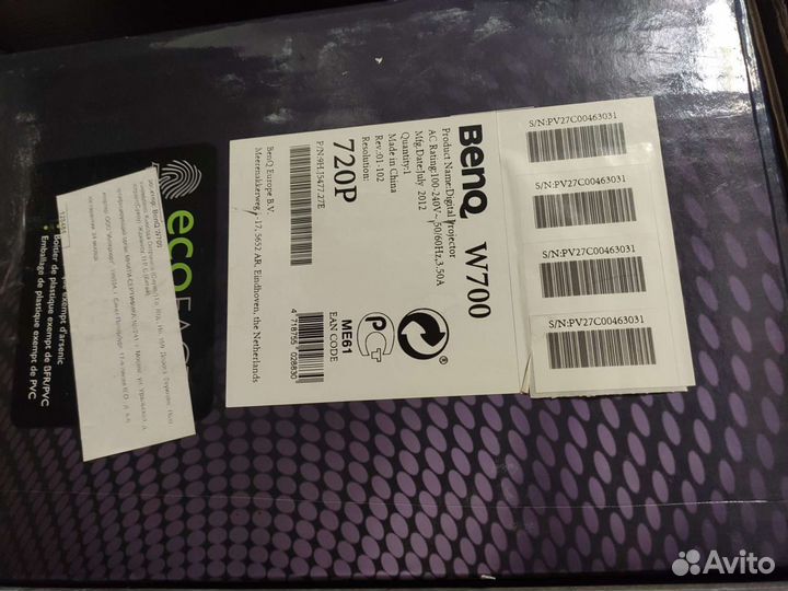 Проектор benq w700