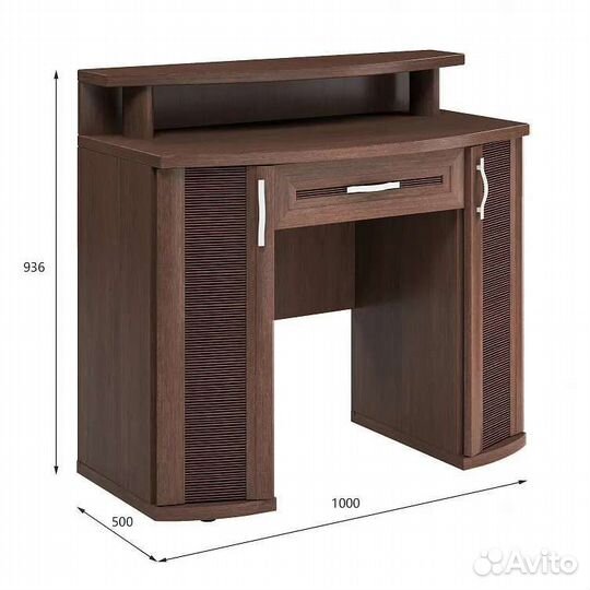 Туалетный стол. Lazurit с бамбуковыми вставками