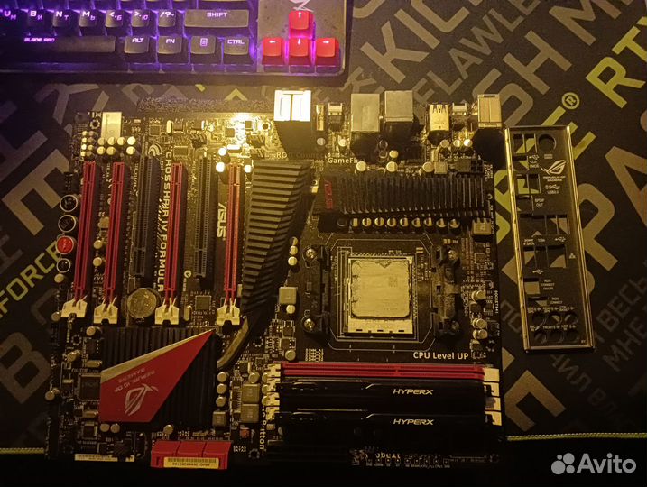 Связка Asus ROG IV + hyperx ddr3 8g 2x4