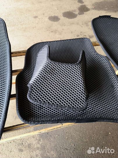 3d коврики eva с бортами polo sedan