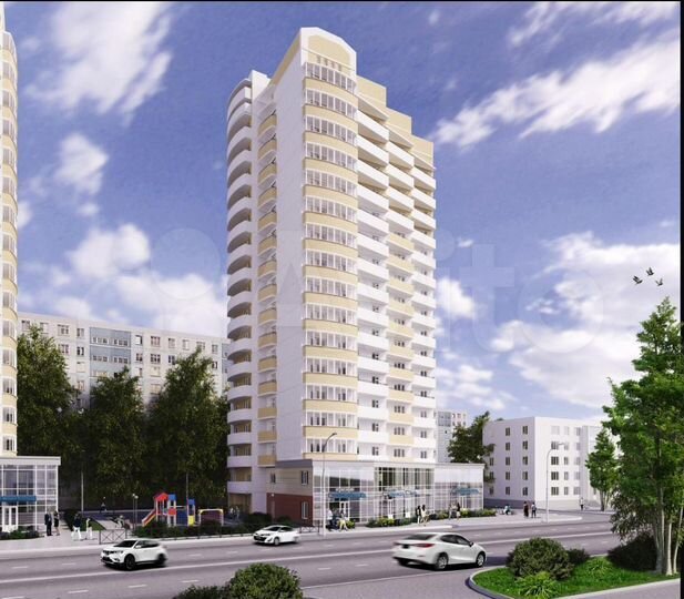 1-к. квартира, 50,3 м², 7/17 эт.