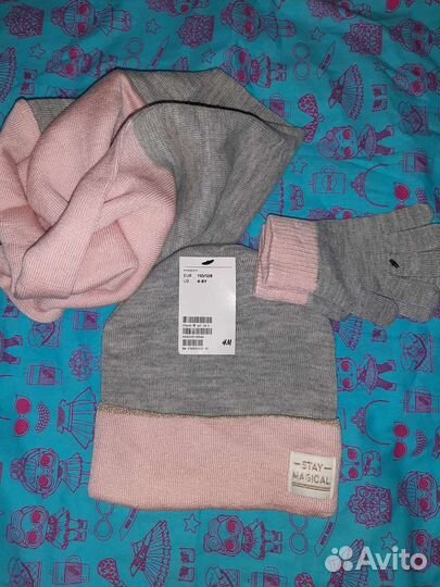 Набор нм шапка,снуд,перчатки