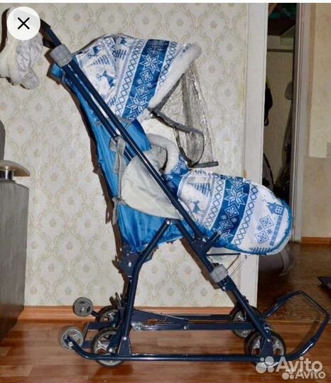 Санки коляска ника