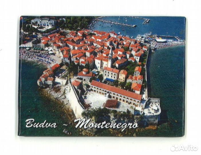 Новый магнит на холодильник Будва Budva Черногория