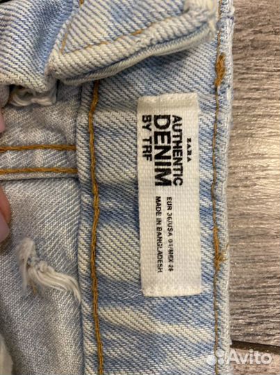 Шорты джинсовые zara
