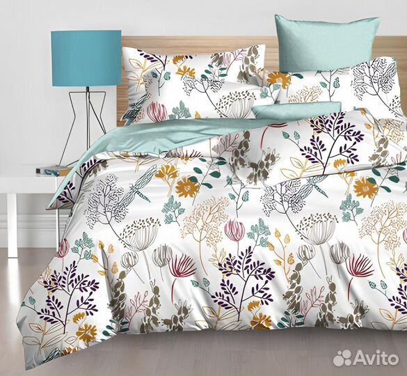 Постельное белье 100хлопок (сатин), новое