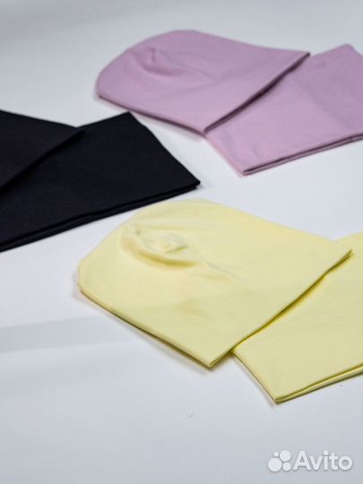 Комплект шапка и снуд