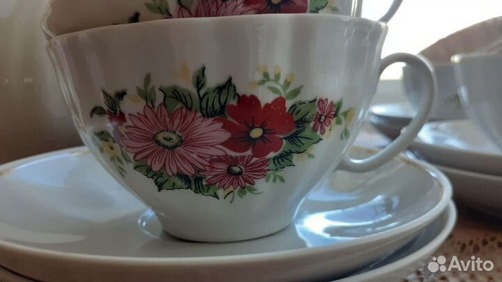 Сервиз чайный Дулево Полевые цветы