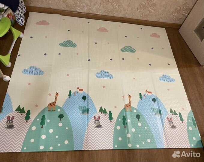 Детский игровой коврик складной