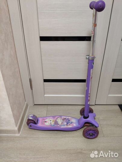 Самокат детский трехколесный бу