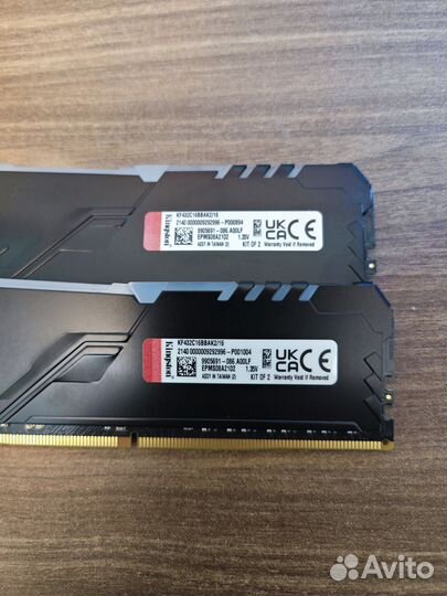 Оперативная память Kingston fury Beast RGB 16Gb