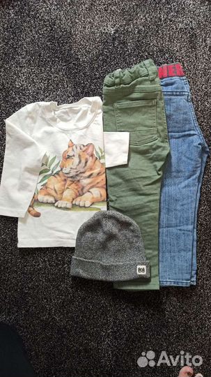 Рубашки, джинсы