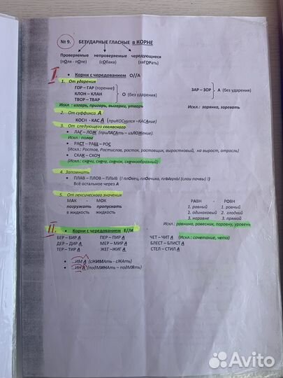 Конспекты по русскому языку ЕГЭ