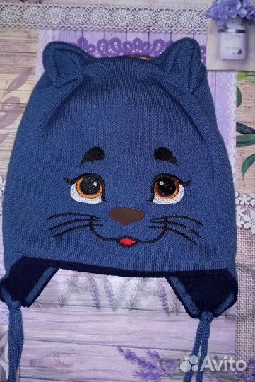 Шапка для мальчика 2 -3 года