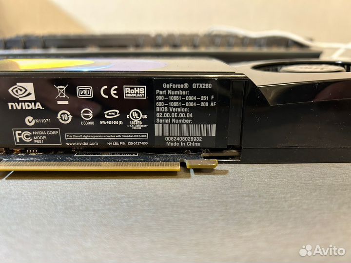 Видеокарта Palit GeForce GTX 280