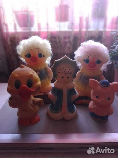 Резиновые игрушки СССР