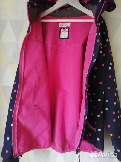 Куртка деми softshell HM 140-146р