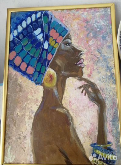 Картина маслом Знойная красотка