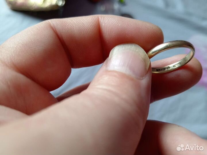 Царское серебро и зол обруч 2,5 гр