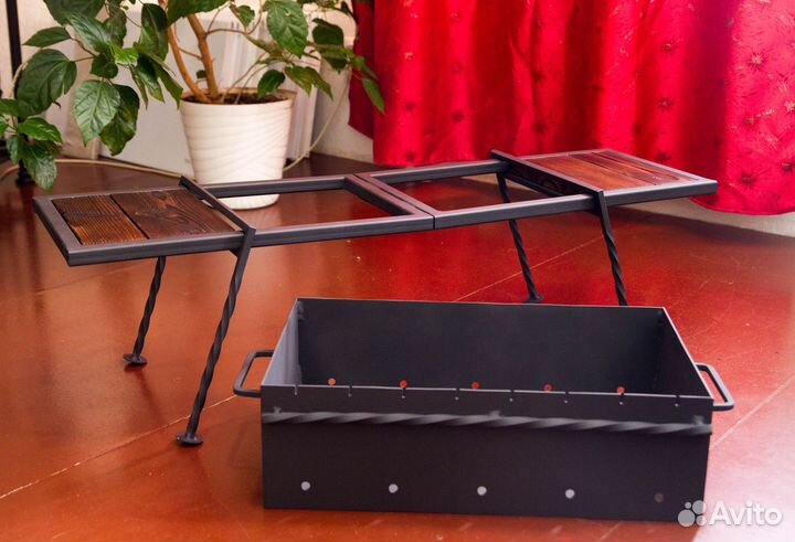 Разборный мангал в стиле лофт