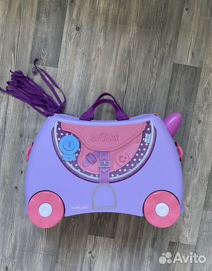 Детский чемодан trunki pony