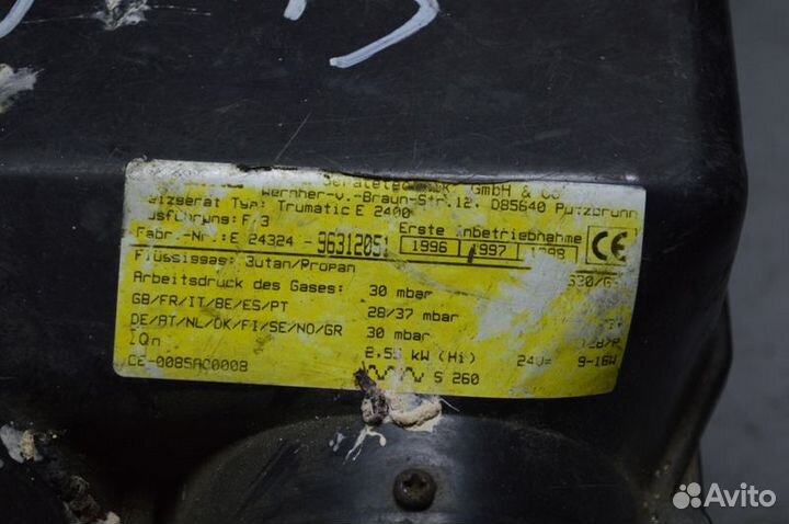 Автономный сухой отопитель воздуха scania 4-series