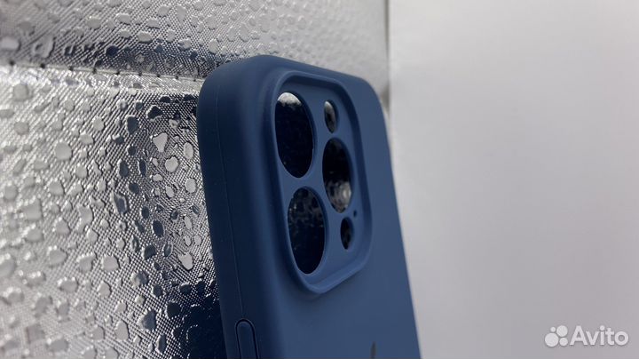 Чехол на iPhone 14 Pro Silicon Case Abyss Blue