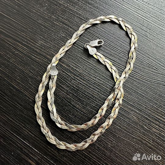Цепь серебро 925 40см