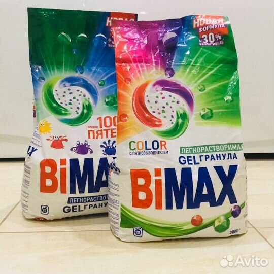 Стиральный порошок Bimax Color 3 кг для цветного