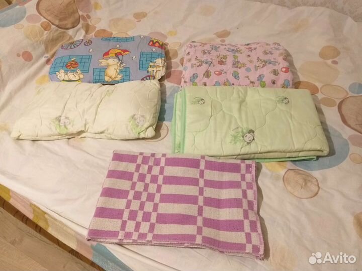 Подушка одеяло в детскую кроватку