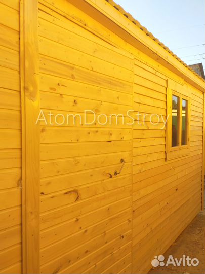 Бытовка деревянная утепленная с электрикой