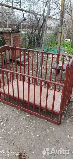 Винтажная мебель СССР. Детская кроватка