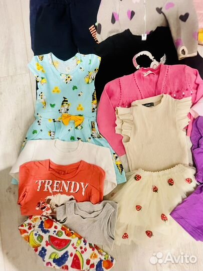 Пакет вещей для девочки 92-98-104