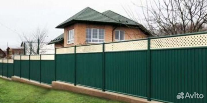 Установка ограждений, забора
