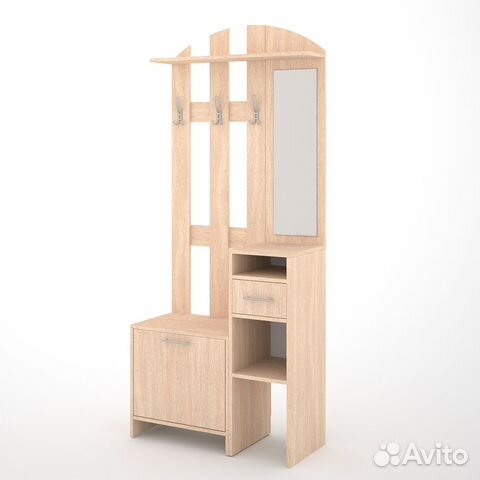 Прихожая Дист-400b дуб молочный шкаф на заказ
