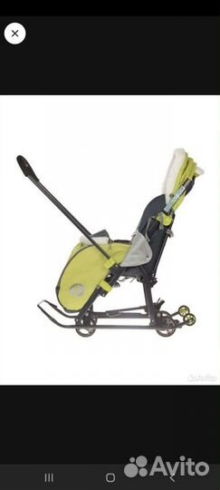 Детские санки коляска ника