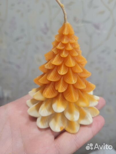 Свеча елочка