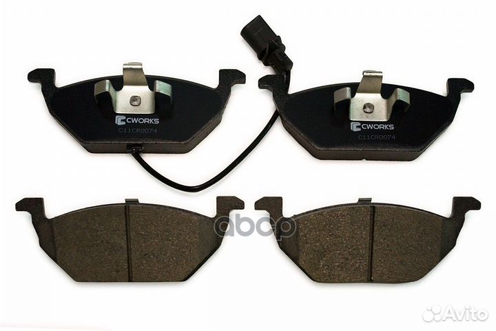 Тормозные колодки передние (Low Metallic) C11CR