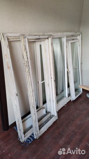 Деревянные стеклопакеты. Три окна