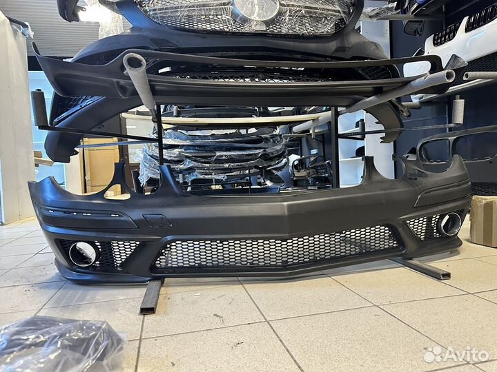 Mercedes benz w211 передний бампер 6.3 amg