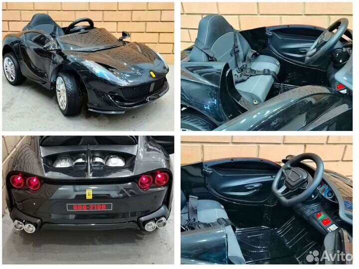 Детский мотоцикл, электромобиль Мерседес Бенц