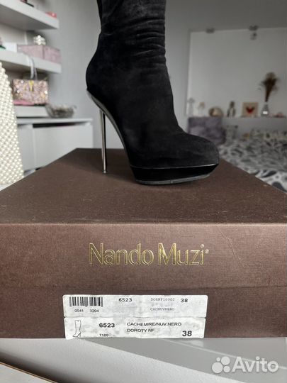 Сапоги замшевые Nando Muzi