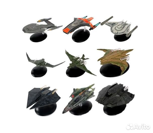 Star Trek Eaglemoss Picard модели кораблей