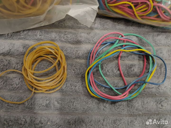 Канцелярские резинки банковские для денег