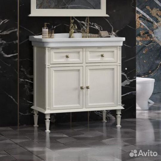 Мебель для ванной Опадирис Кантара 85 слоновая кость