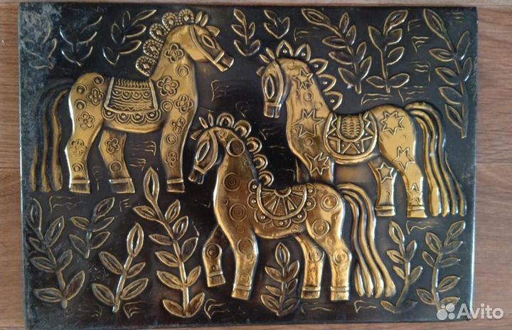 Чеканка панно СССР